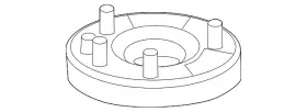 51675-sep-a03 Acura Genuine Base Front Shock Absorber Mounting