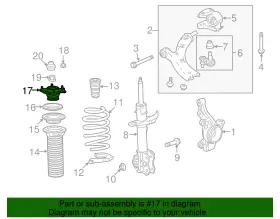 51920-tx4-a01 Acura Genuine Strut Mount #2