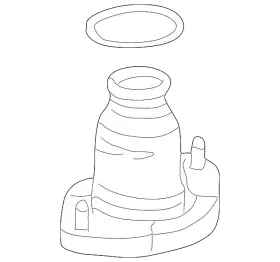 Acura 52675-s7a-004 Genuine Base Rear Shock Absorber Mounting