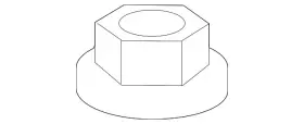 90212-tx4-a01 Acura Genuine Nut Self-lock 12mm Nylon