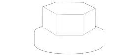 90213-stx-a51 Acura Genuine Top Nut #2