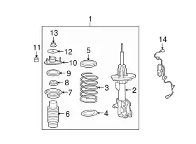 90213-stx-a51 Acura Genuine Top Nut #3