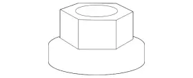 90364-sjc-a01 Acura Genuine Top Nut