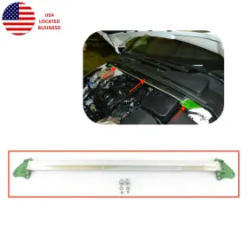 Fo1122strt Aftermarket Products Strut Tower Brace Tie Bar Bracket Support Green Upgrade For 2013- 2018 Focus