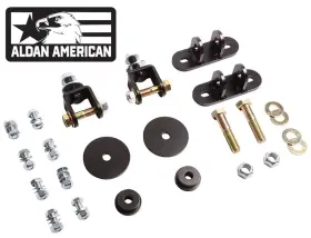 7000259 Aldan American 1993-2002 Pontiac Firebird Rear Coilover Bracket Kit -
