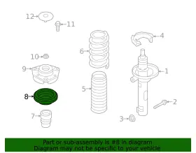 5q0-412-249-f Audi Genuine Strut Bearing #3