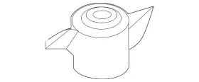 80a-513-353-a Audi Genuine Shock Mount 80a-513-353-a Audi Genuine Shock Mount