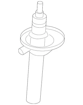 8j0-413-031-r Audi Genuine Strut