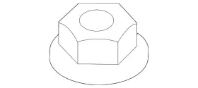N-910-216-01 Audi Genuine Top Nut