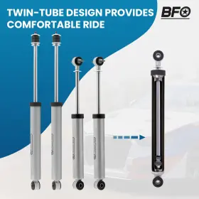 Gzljy2 Bfo Front Rear Shock Absorbers For Jeep Wrangler Jk 07-18 Fit 3-4.5 Inch Of Lift Kit #3