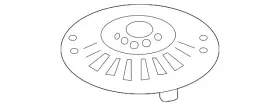 31-30-6-880-441 Bmw Genuine Strut Mount