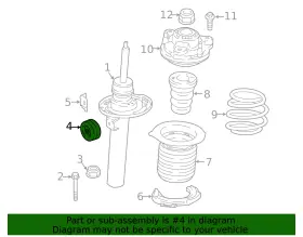 31-30-6-882-460 Bmw Genuine Strut Damper #2