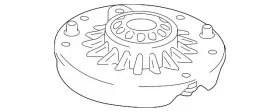 31-30-6-889-450 Bmw Genuine Upper Plate