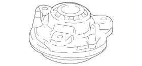 31-30-6-892-572 Bmw Genuine Strut Mount