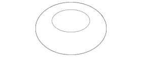 31-32-1-129-977 Bmw Genuine 1992-2002 - Upper Plate Spacer
