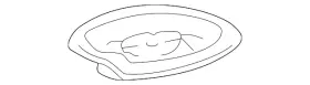 31-33-1-135-580 Bmw Genuine Upper Plate