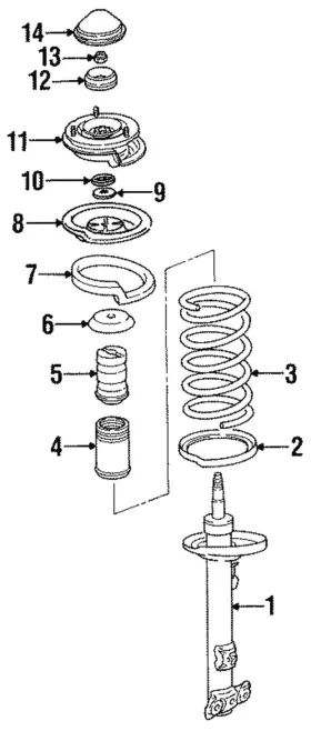 31-33-2-227-903 Bmw Genuine Upper Spring Pad