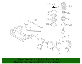 31-33-6-764-470 Bmw Genuine Top Nut #2