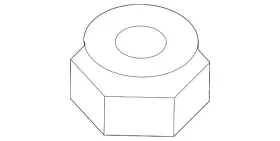 31-33-6-764-470 Bmw Genuine Top Nut