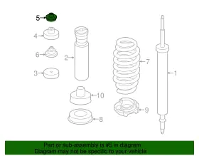 33-50-6-771-737 Bmw Genuine Shock Upper Support #2