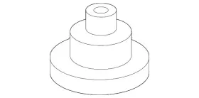 33-50-6-771-738 Bmw Genuine Shock Lower Support