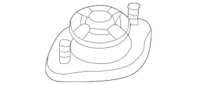 33-50-6-777-037 Bmw Genuine 2006-2008 Z4 - Guide Support