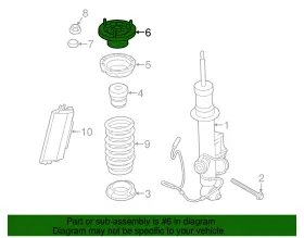 33-50-6-854-327 Bmw Genuine 2013-2019 Shock Mount #2