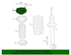 33-50-6-884-486 Bmw Genuine Upper Support #2