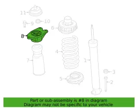 33-50-6-889-267 Bmw Genuine Shock Mount #2