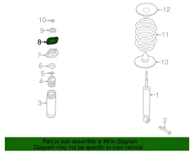33-52-6-772-864 Bmw Genuine Guide Support Gasket #2