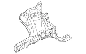 41007427781 Bmw Genuine Apron/rail Assembly