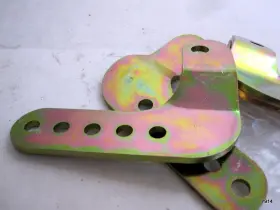 3714-2 Chassis Engineering Shock Bracket Replacement Passenger Side 1.375x5.500 Inch Tall #2