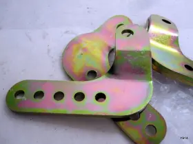 3714-2 Chassis Engineering Shock Bracket Replacement Passenger Side 1.375x5.500 Inch Tall #3