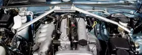 904-651 Cobalt Polished Stainless Steel Shock Tower Brace By - Mazda Mx-5 Miata