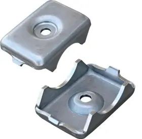 Ce-7000m Currie New Leaf Spring Pads Pair Fits 1964-1966 Mustang With 2.25 Inch Od Axle Tubes