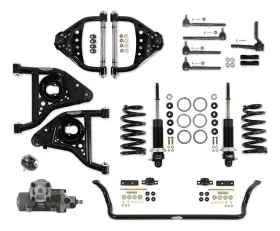 031365ds Detroit Speed - Front Kit 3 Non-adjustable Shocks Bbc