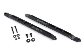 D180-0017 Dinan Front Strut Tower Braces - Pair Black Aluminum