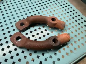 1194958 Dodge 1939 1947 Truck Front Tube Shock Mounts Original Lower Portion Pair