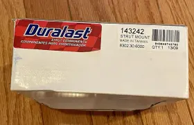 143242 Duralast Strut Mount - Part # New In Box