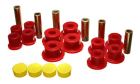 5.2115r Energy Suspension Rear Leaf Spring Bushing Set Red For 2002-2005 Dodge Ram 1500