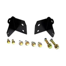 Evo-1113b Evo Evo1113b Brand New Front Shock Relocation Brackets Steel Jk Black - Pair