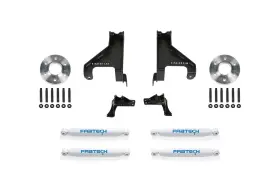 K9005 Fabtech Suspension Shock Absorber Mounting Kit - Aux With Perf Shks 20