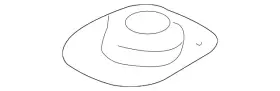 5f9z-18a161-aa Ford Genuine Upper Bushing #2