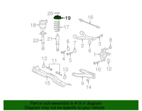 6l1z-18a099-bb Ford Genuine Upper Mount #2