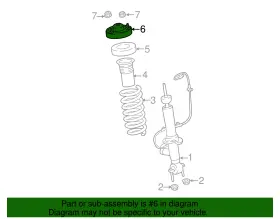 7l1z-18a099-e Ford Genuine Upper Mount #3
