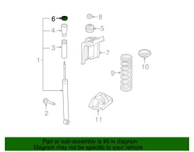 7s4z-18a161-a Ford Genuine Lower Bushing #2