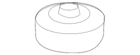 7s4z-18a161-a Ford Genuine Lower Bushing