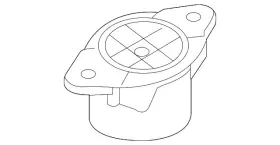 8v5z-18a161-a Ford Genuine Upper Mount 8v5z-18a161-a Ford Genuine Upper Mount