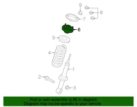Al3z-18a099-a Ford Genuine Shock Mount #2