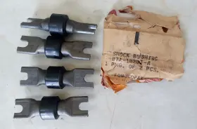 B7a-18201-a Ford 4 Nos 1957 - 1962 Front Rear Shock Absorber Mounting Bushing
